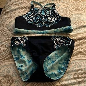 justice double sided bikini